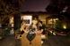 In villa dining